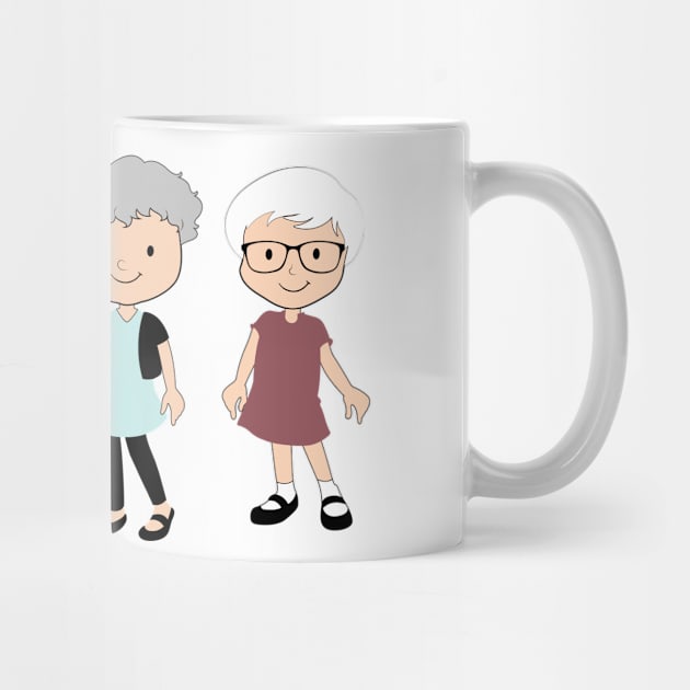 The Golden Girls Sitcom TV Rose Blanche Dorothy Sophia by IstoriaDesign